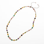 Anne Kolye Doğal Taş Selenit-Hematit-Kalsit-Kaplan Gözü-Sitrin-Ametist-Yeşim-Kehribar-Aventurin-Pembe Kuvars-Zebercet-Pembe Kuvars