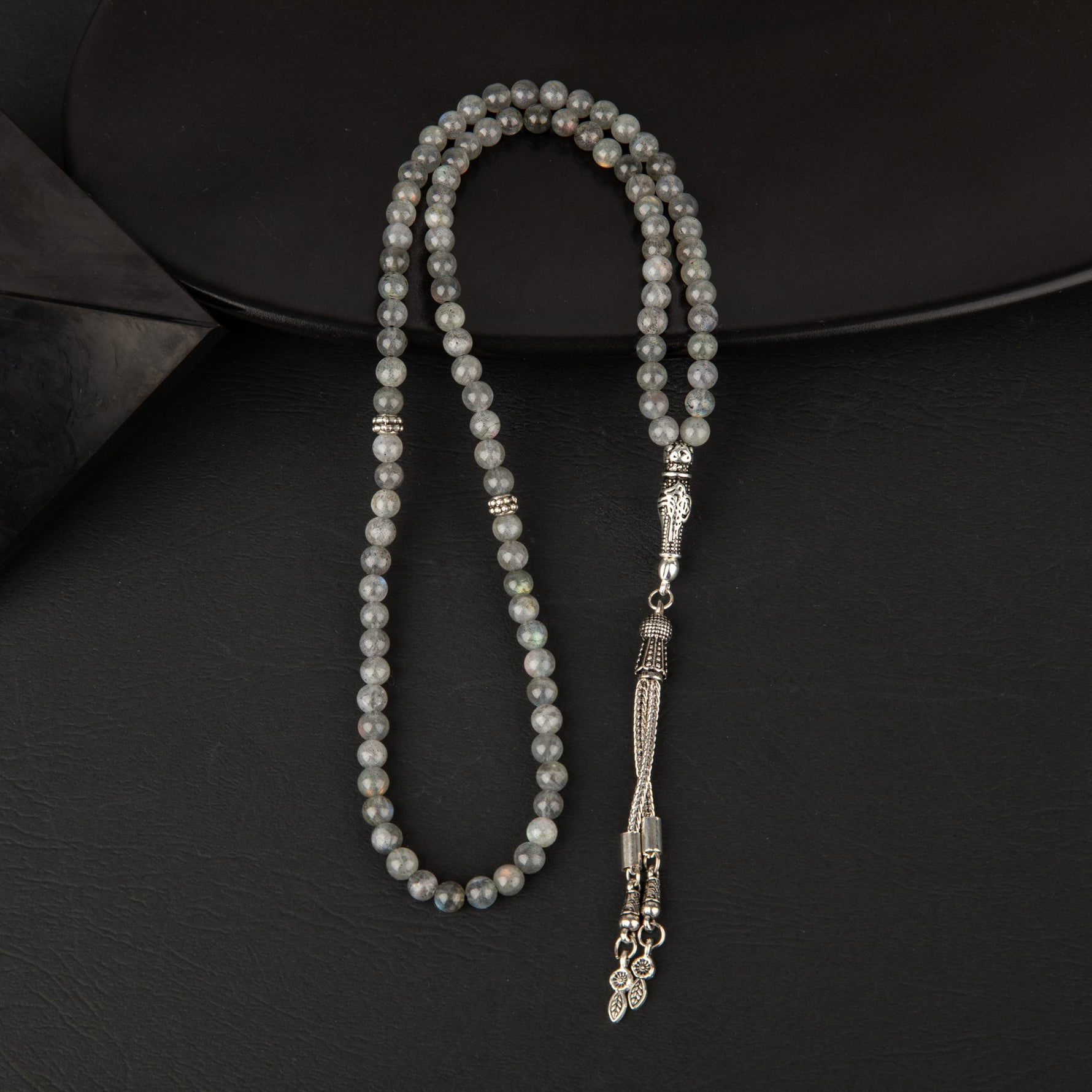 Labradorit Doğal Taş Tesbih 99luk - 6mm