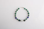 Hazel, Malahit-Lapis-Apatit-Akuamarin Doğal Taş Bileklik
