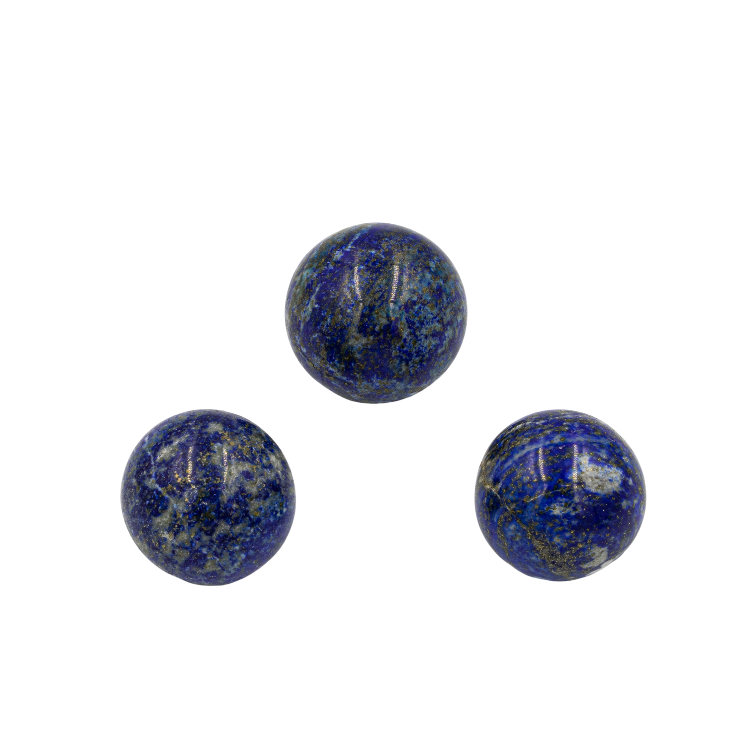 Lapis Lazuli Doğal Taş Küre Tımbıl El Taşı