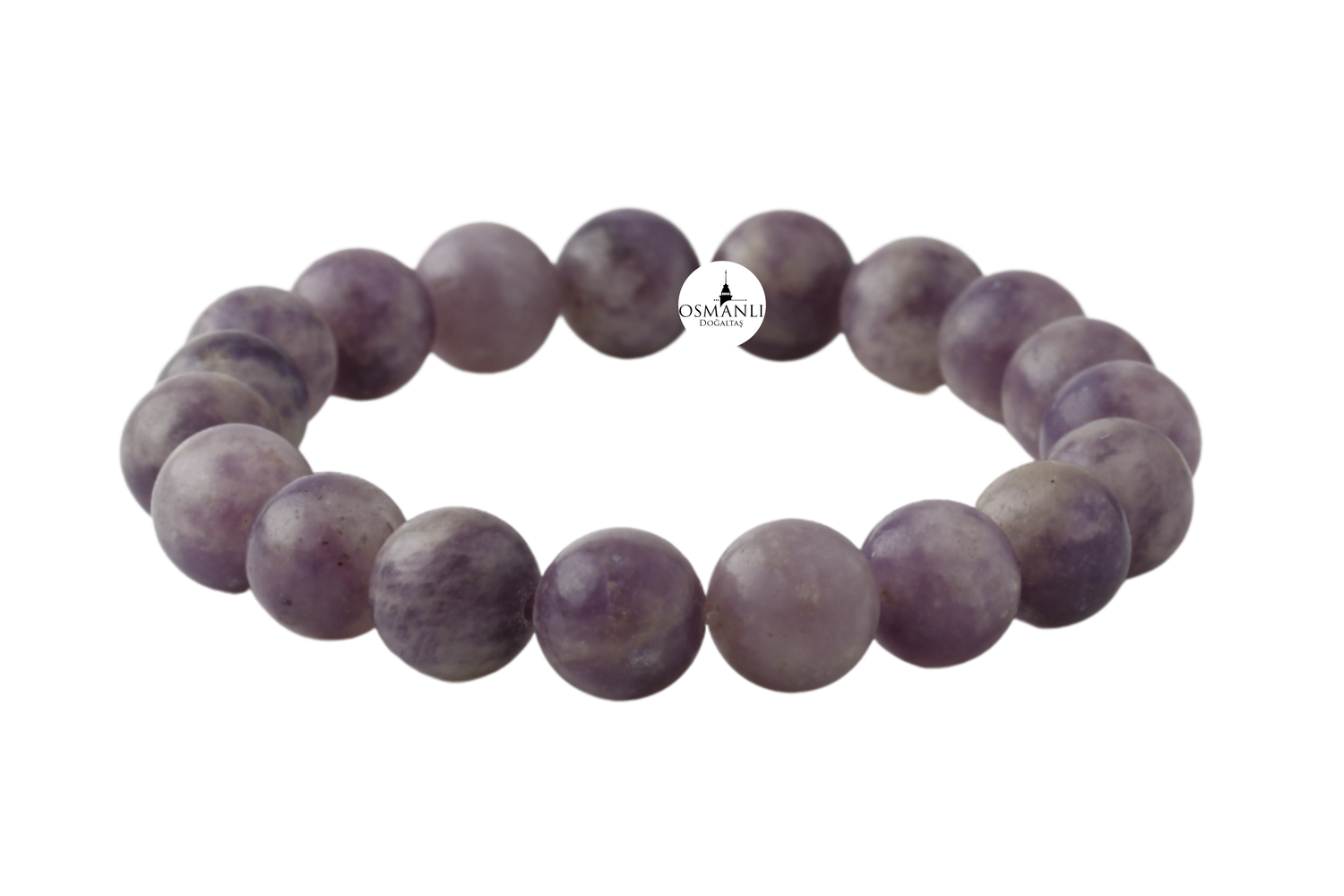 Lepidolit 10mm Doğal Taş Bileklik