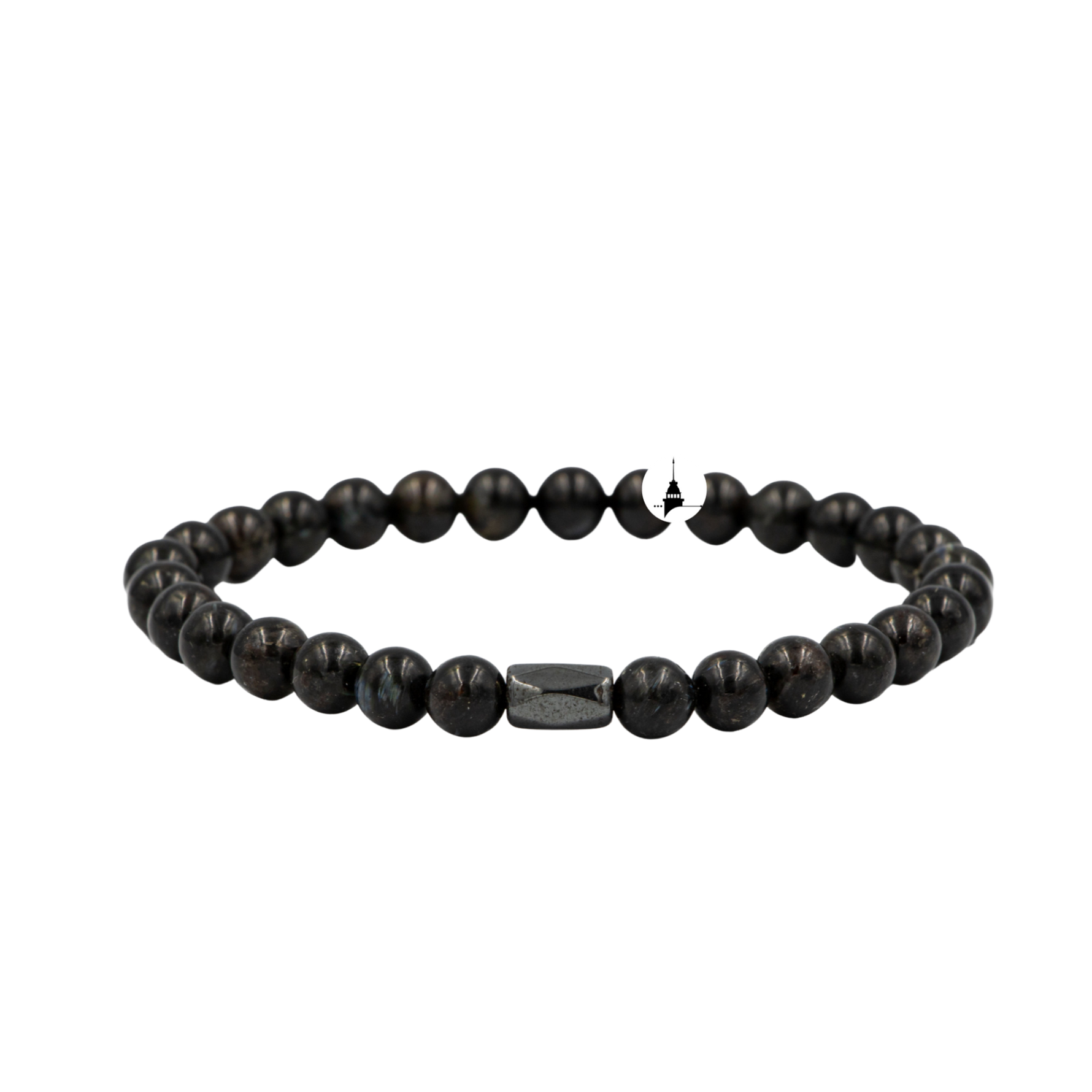 Nuummite 6mm Doğal Taş Bileklik