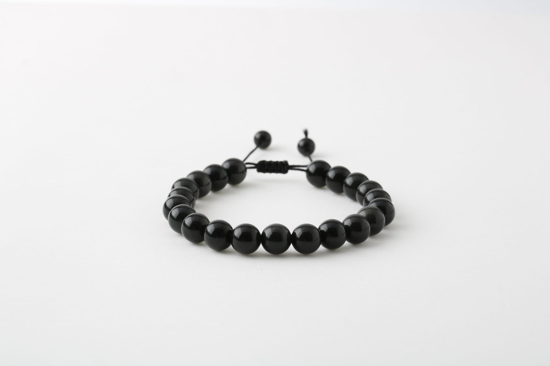 Rainbow Obsidyen 8mm Merdiven Kapama Doğal Taş Bileklik