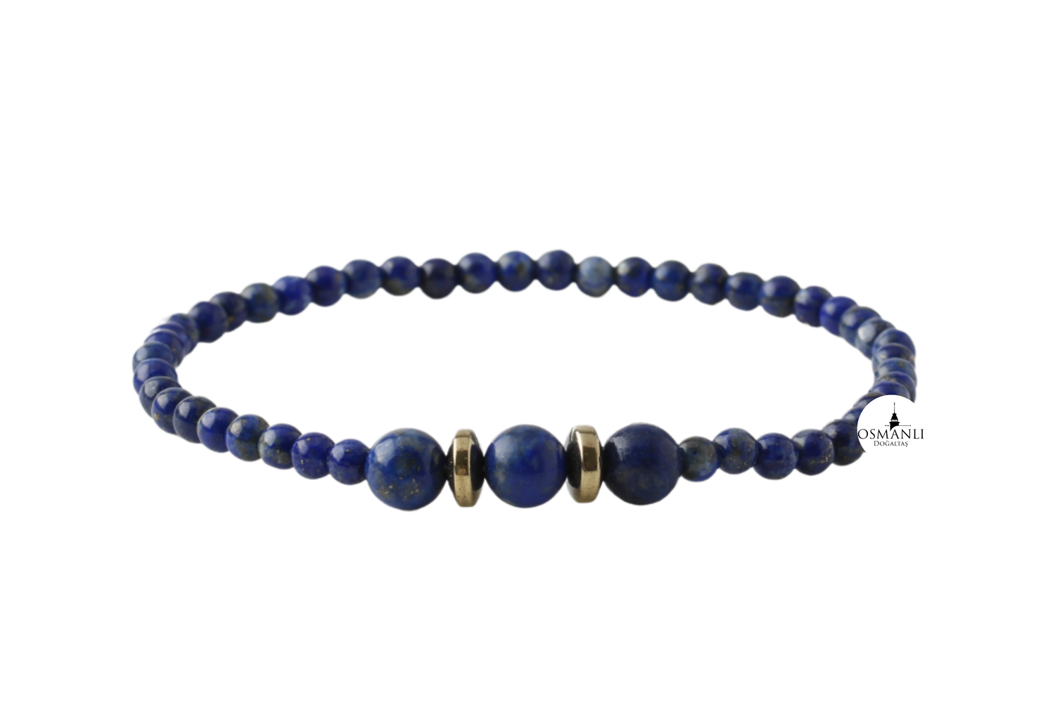 Lapis Lazuli 4mm Doğal Taş Bileklik