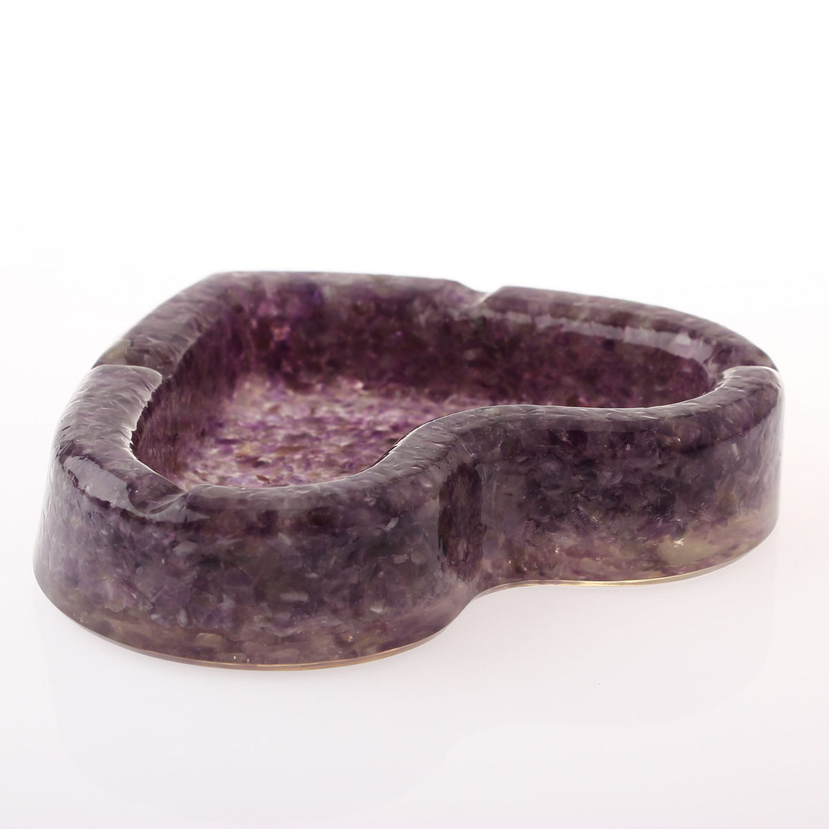 Ametist Doğaltaş Epoksi Kül Tablası