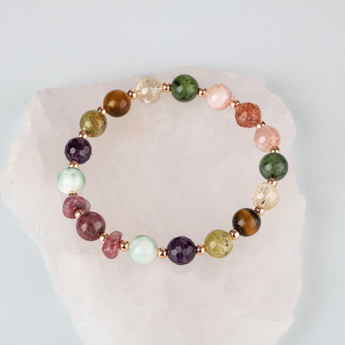 Eşler Arası Uyum Doğal Taş Bileklik