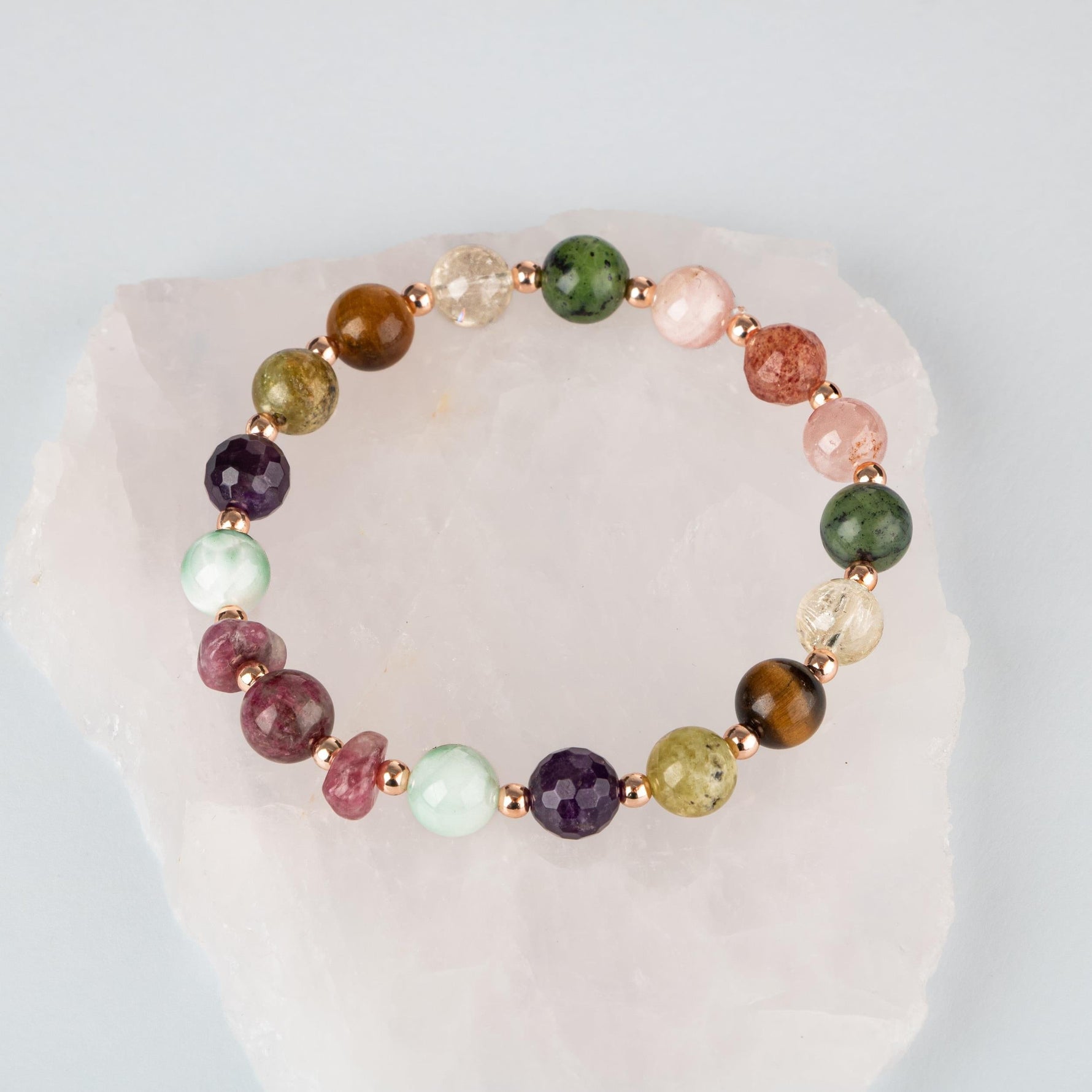 Eşler Arası Uyum Doğal Taş Bileklik