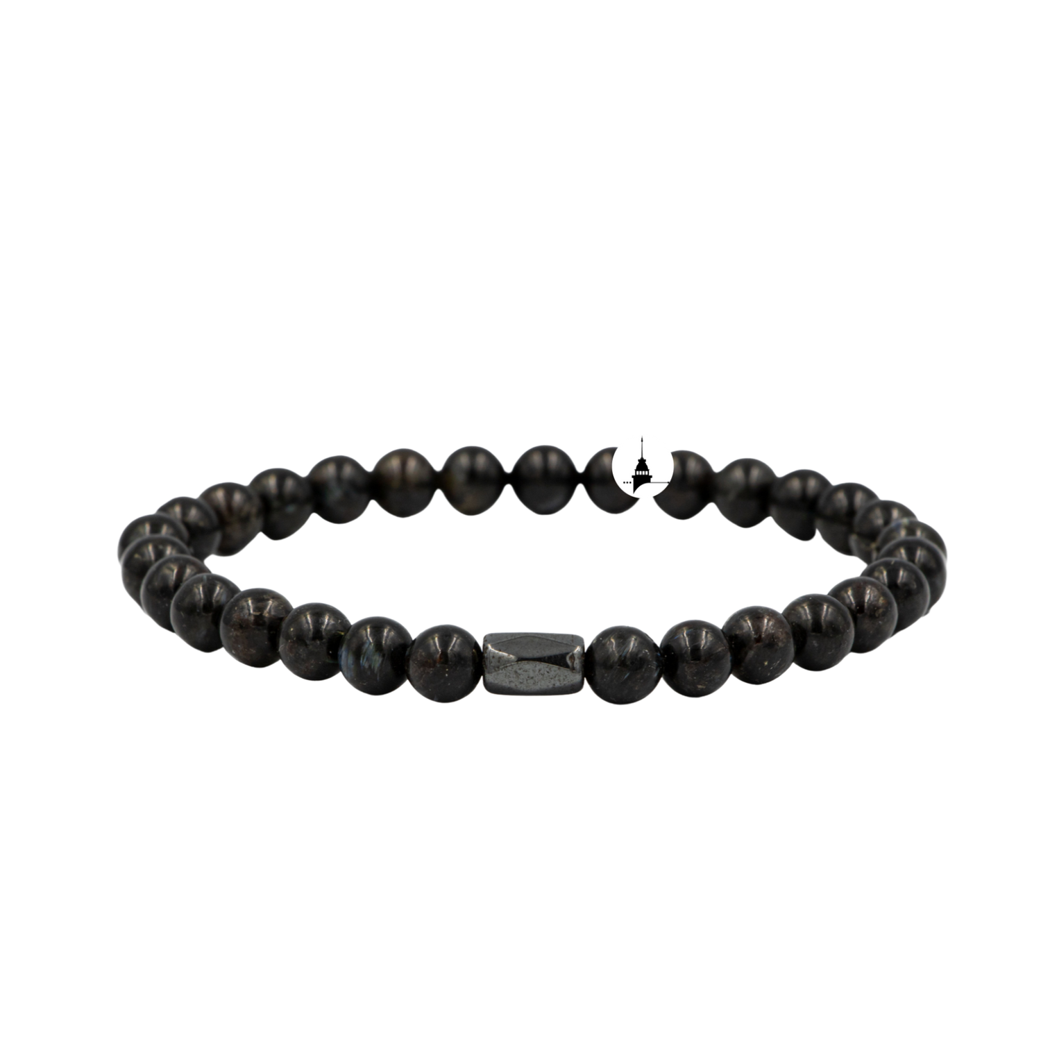 Nuummite 6mm Doğal Taş Bileklik
