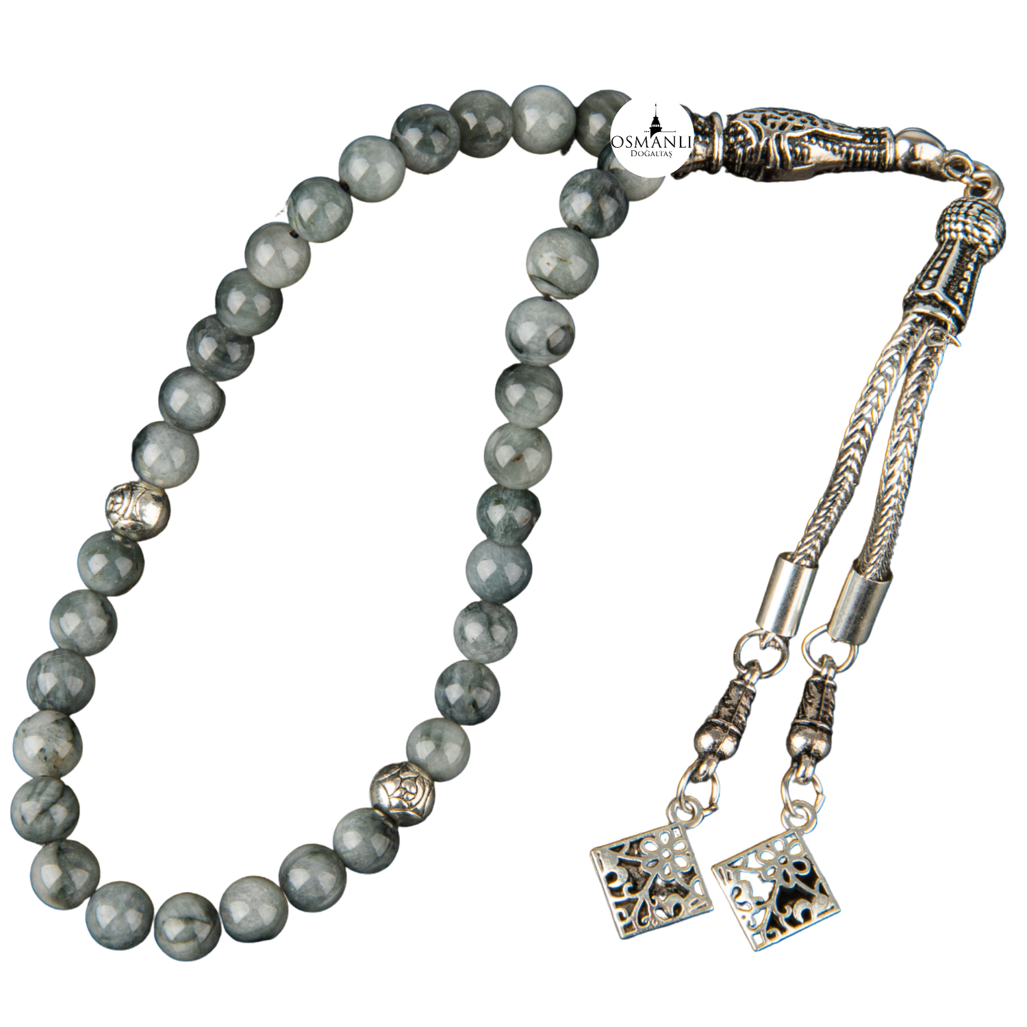 Labradorit Doğal Taş Tesbih 33lük - 6mm