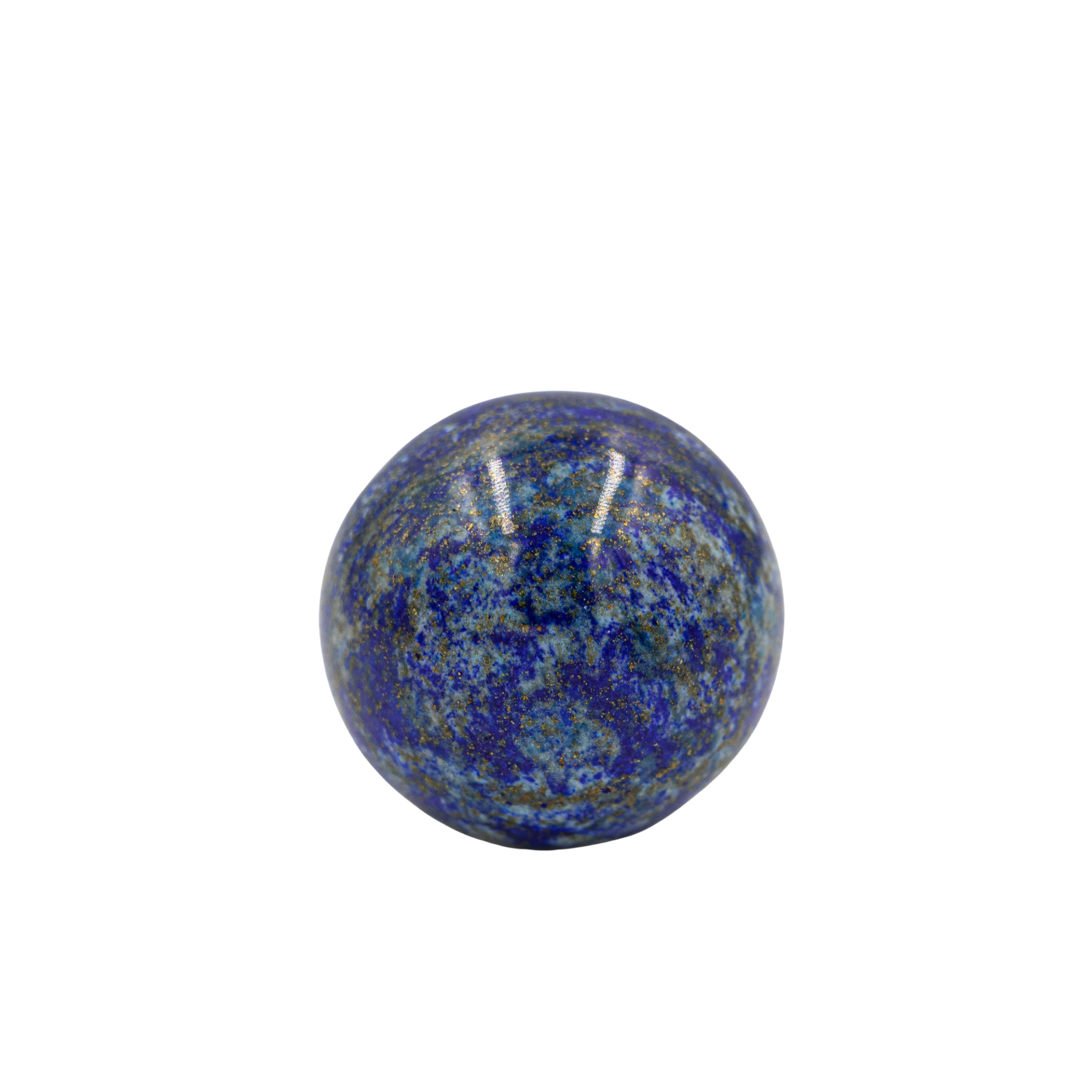 Lapis Lazuli Doğal Taş Küre Tımbıl El Taşı