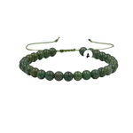Yeşil Apatit 6mm Merdiven Kapama Doğal Taş Bileklik