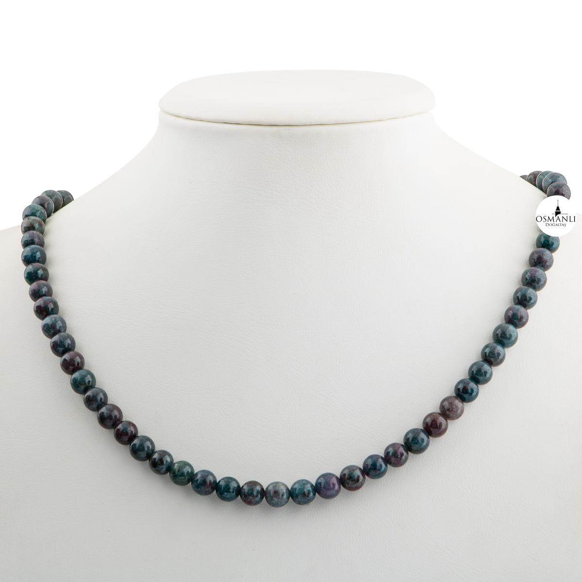 Krizokol 6 mm Dizi Doğal Taş Kolye