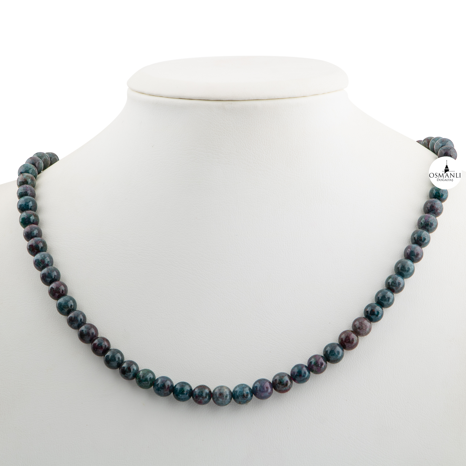 Krizokol 6 mm Dizi Doğal Taş Kolye