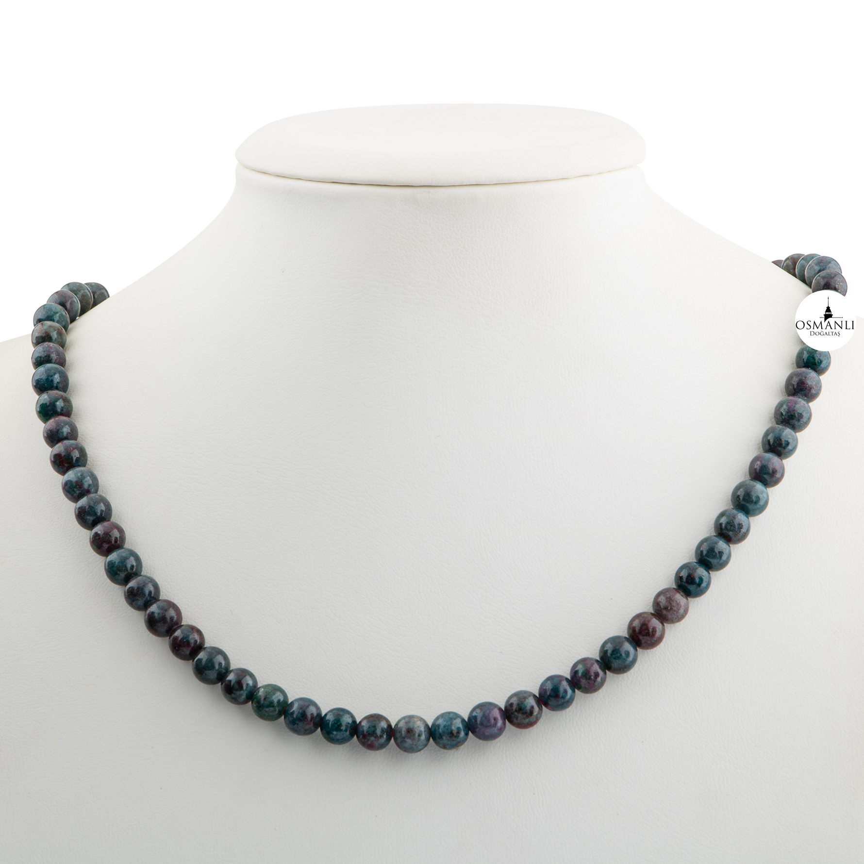 Krizokol 6 mm Dizi Doğal Taş Kolye