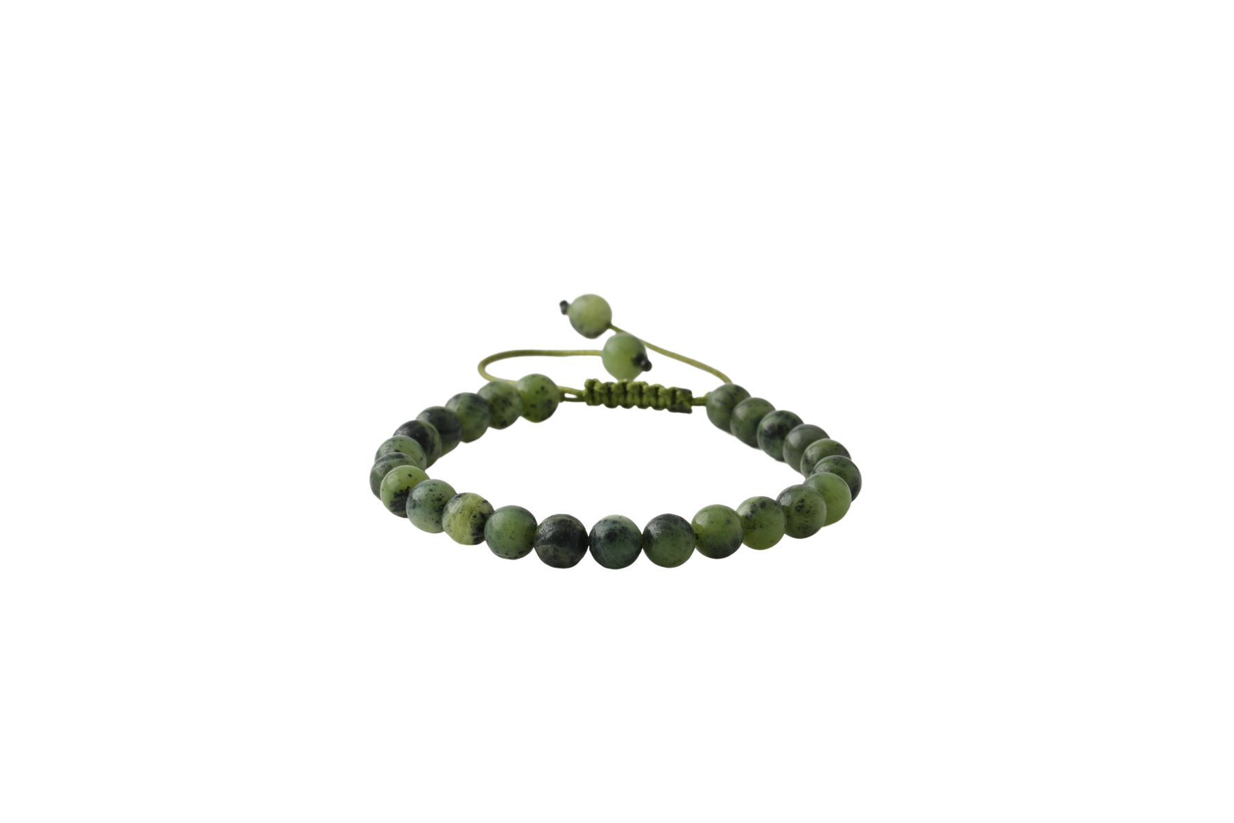 Yeşim 6mm Merdiven Kapama Doğal Taş Bileklik