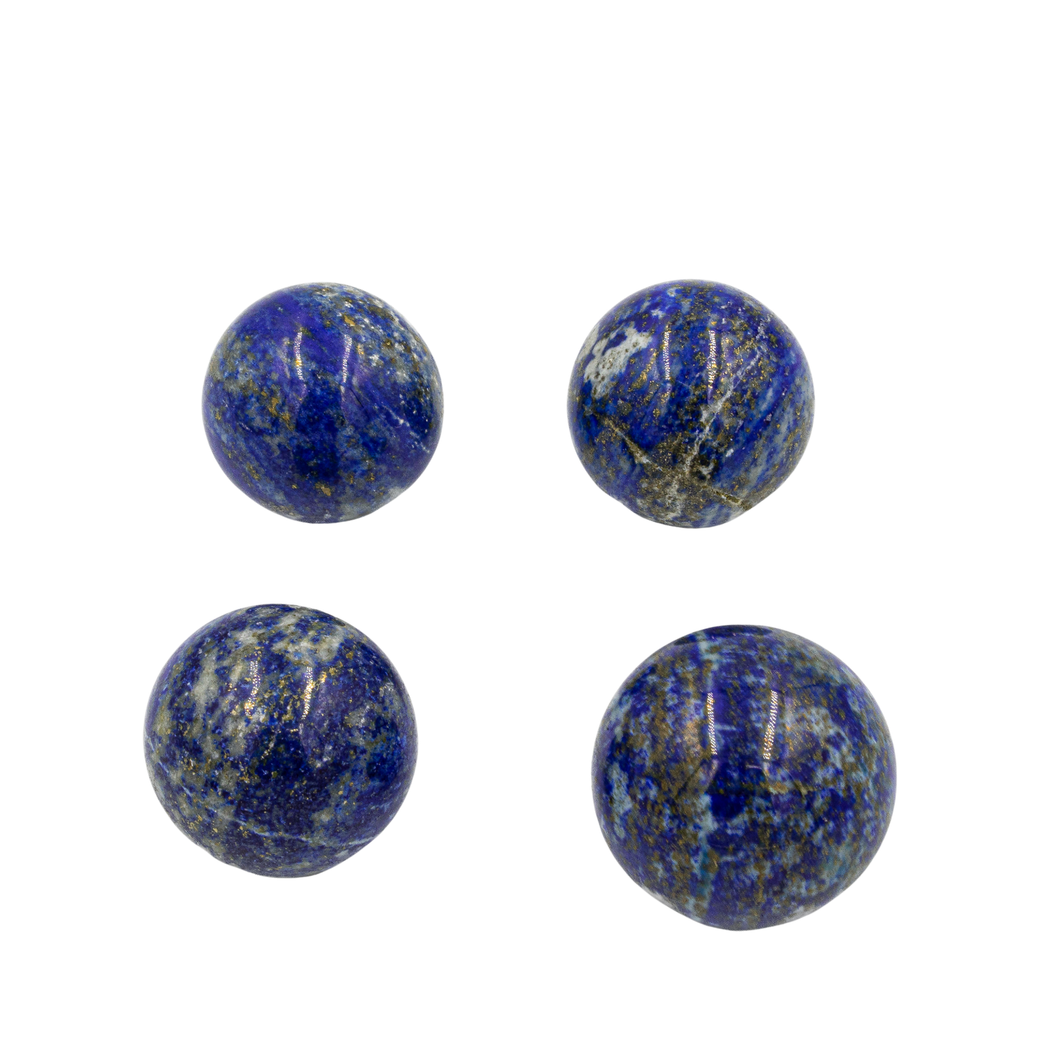 Lapis Lazuli Doğal Taş Küre Tımbıl El Taşı