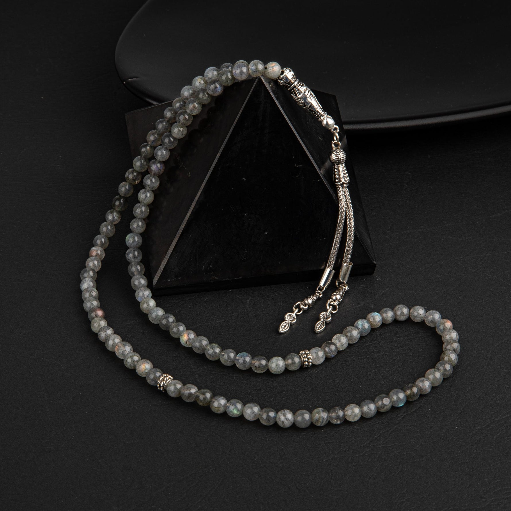 Labradorit Doğal Taş Tesbih 99luk - 6mm