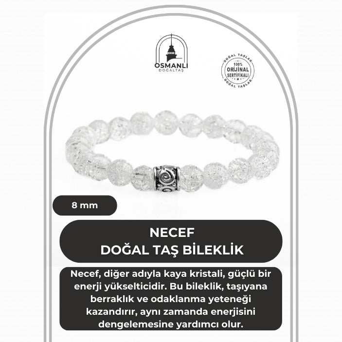 Necef 8mm Doğal Taş Bileklik