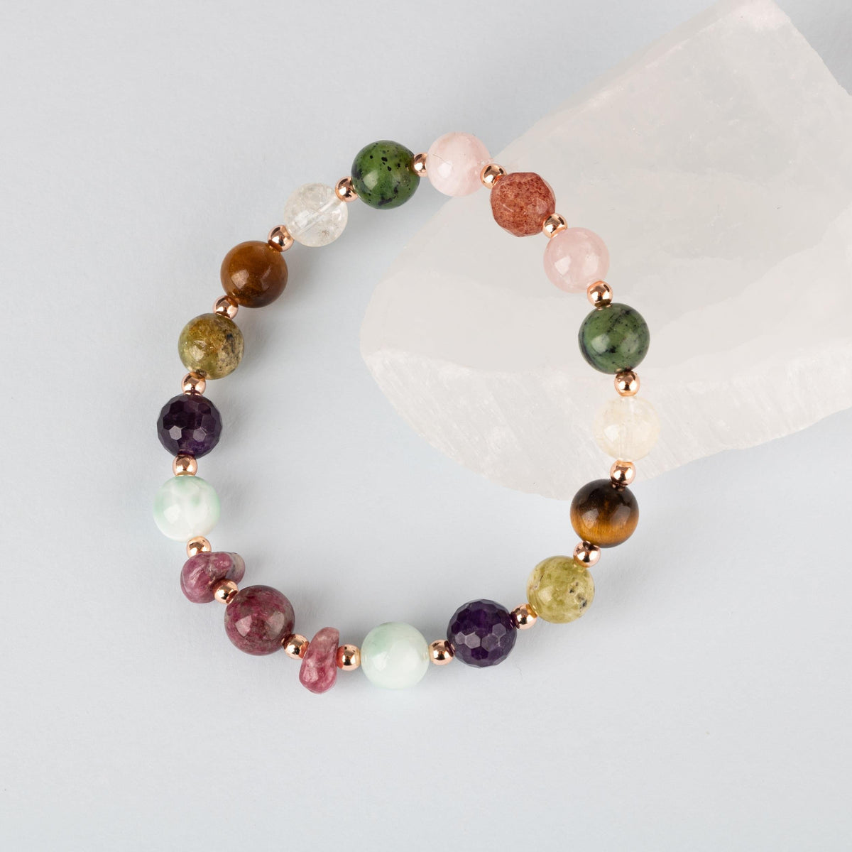 Eşler Arası Uyum Doğal Taş Bileklik