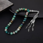 Krizokol Doğal Taş Tesbih 33lük - 8mm