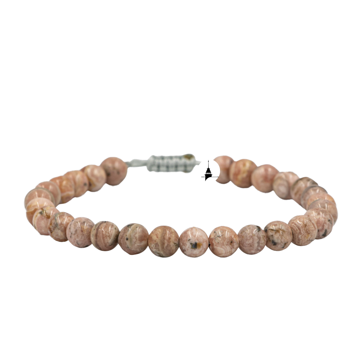 Rodokrosit 6mm Merdiven Kapama Doğal Taş Bileklik