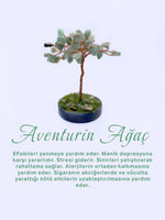 Anjelit Doğal Taş Ağaç - Akik Taşı Zemin Üzerine