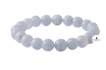 Mavi Akik 8mm Doğal Taş Bileklik