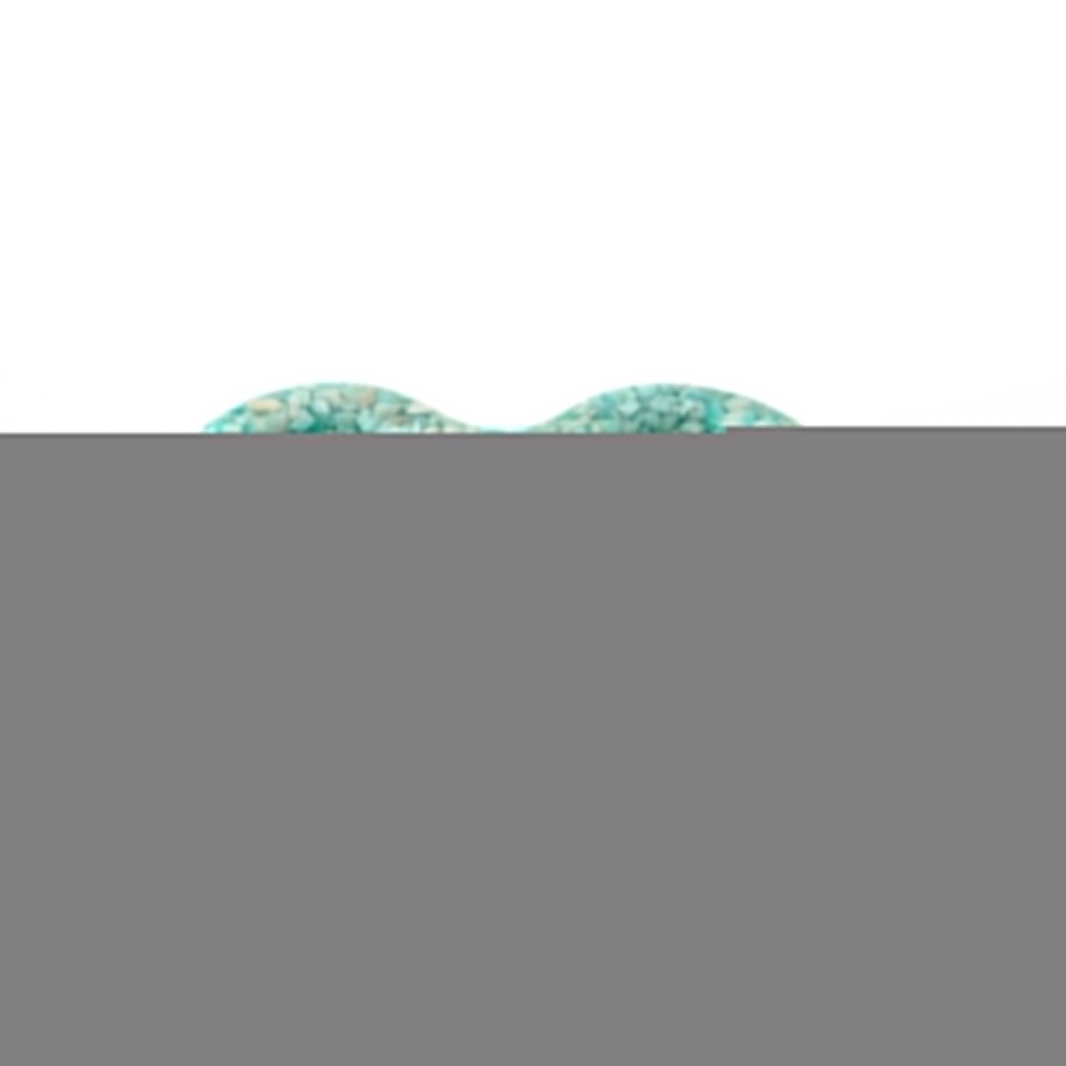 Amazonit Doğaltaş Epoksi Kül Tablası