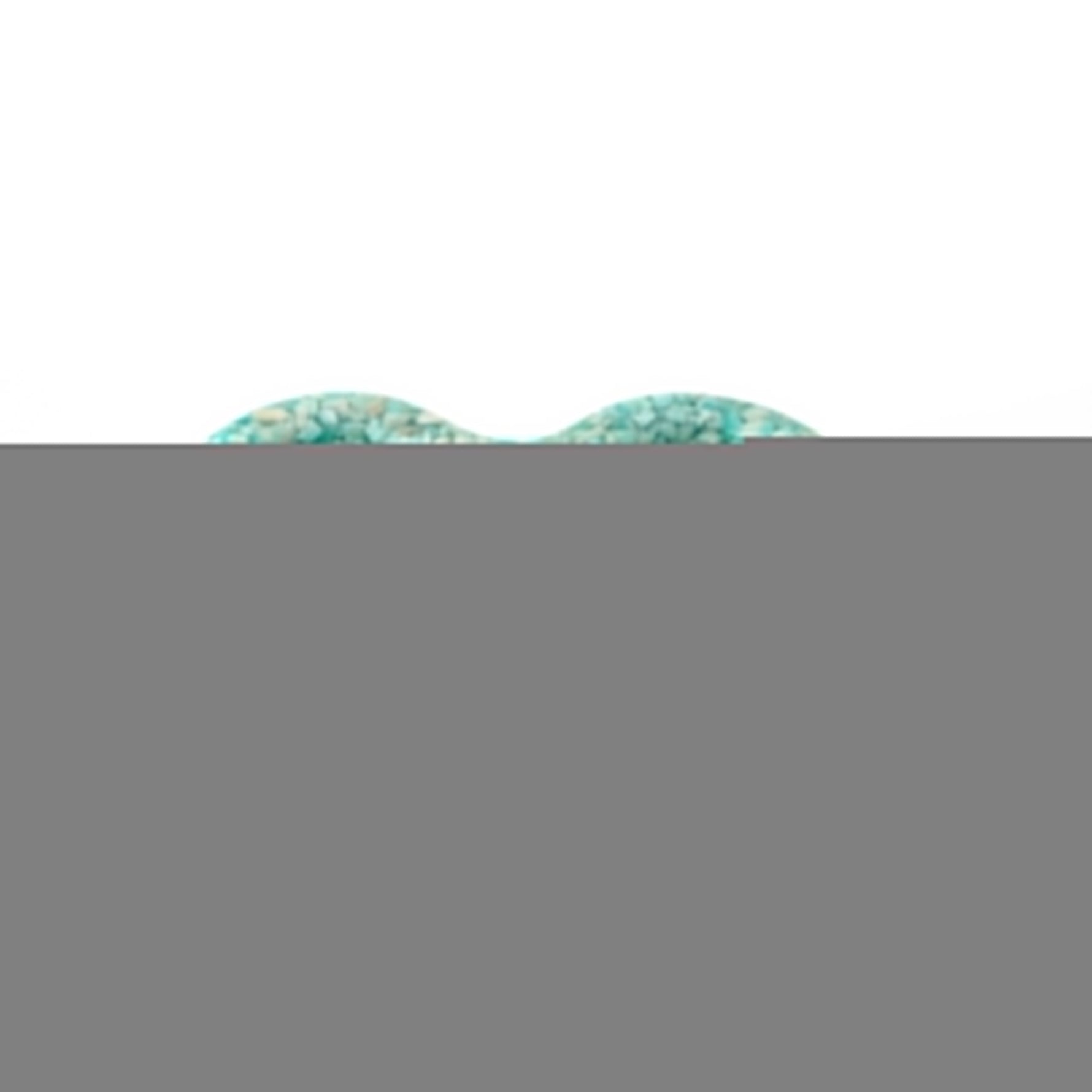 Amazonit Doğaltaş Epoksi Kül Tablası