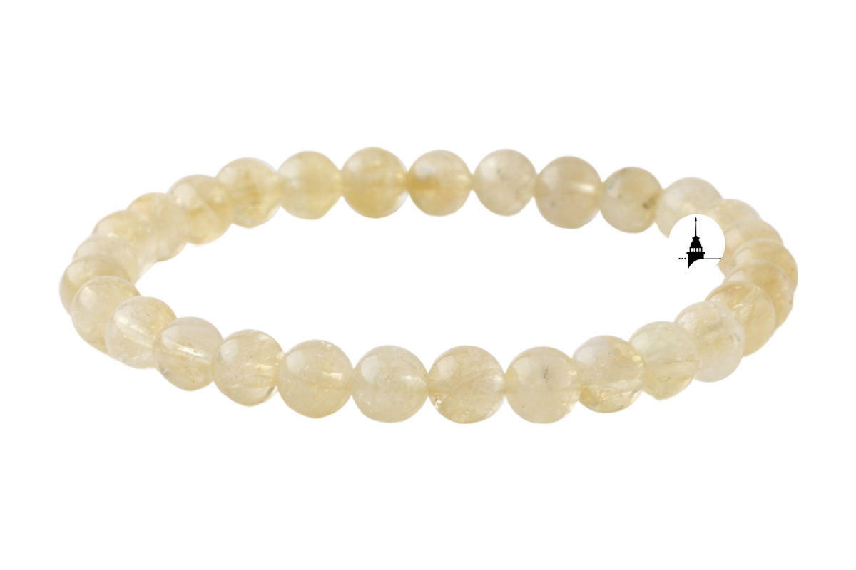 Sitrin 6mm Doğal Taş Bileklik