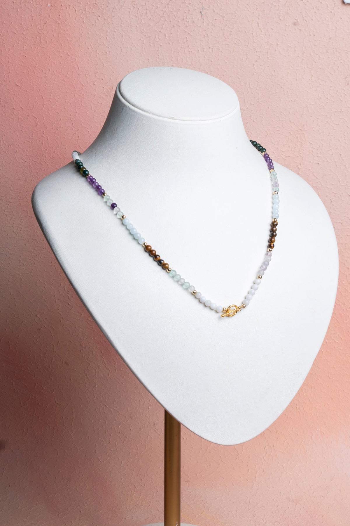 Sertifikalı Yengeç Burcu Doğal Taş Kolye