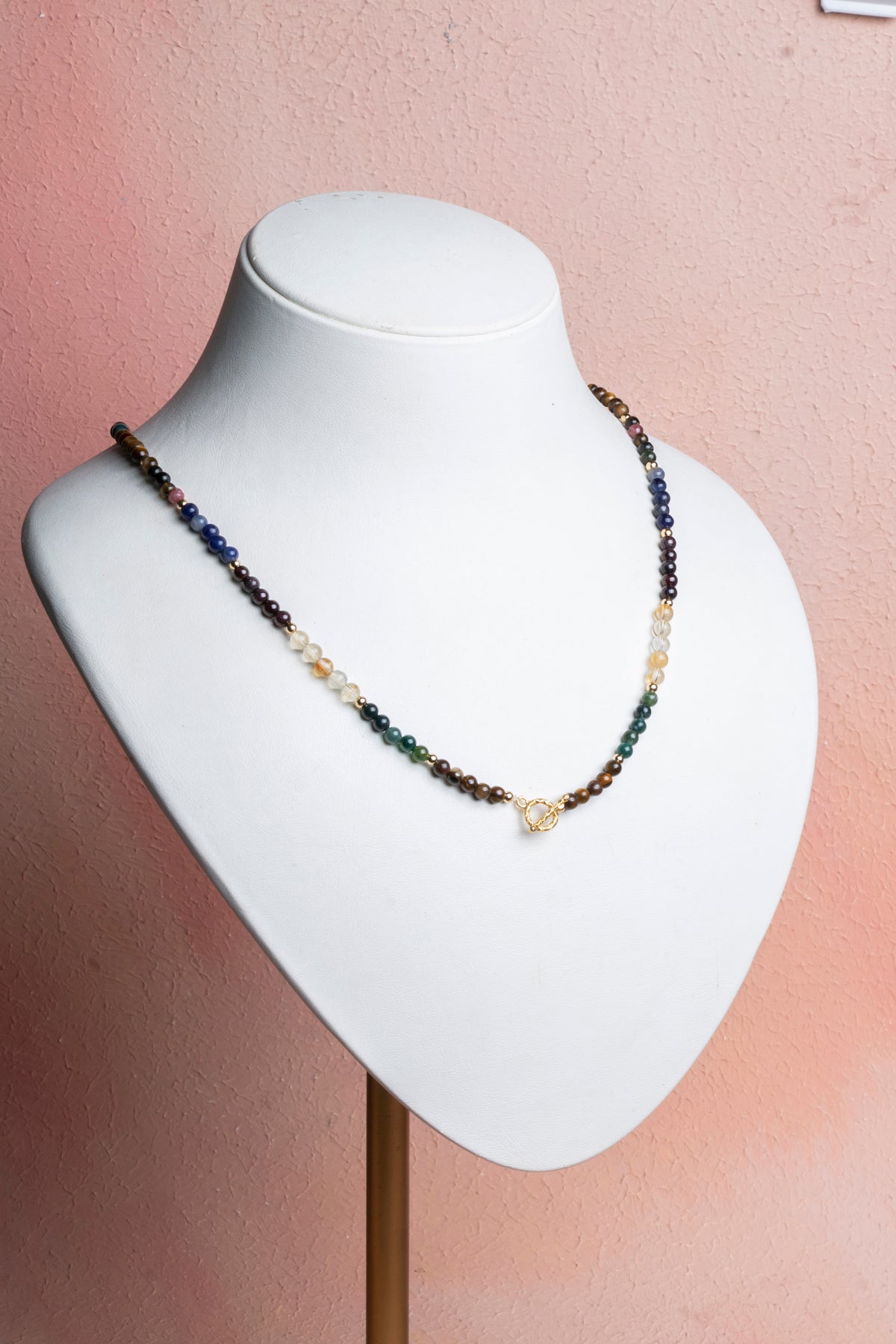 Sertifikalı Aslan Burcu Doğal Taş Kolye