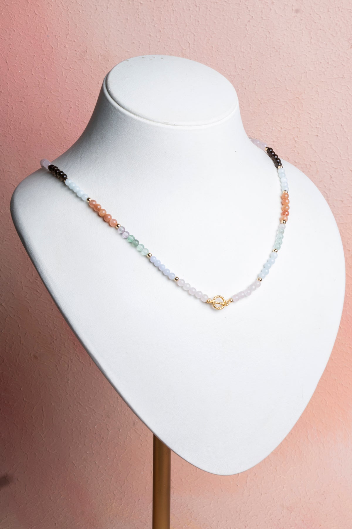 Sertifikalı Başak Burcu Doğal Taş Kolye