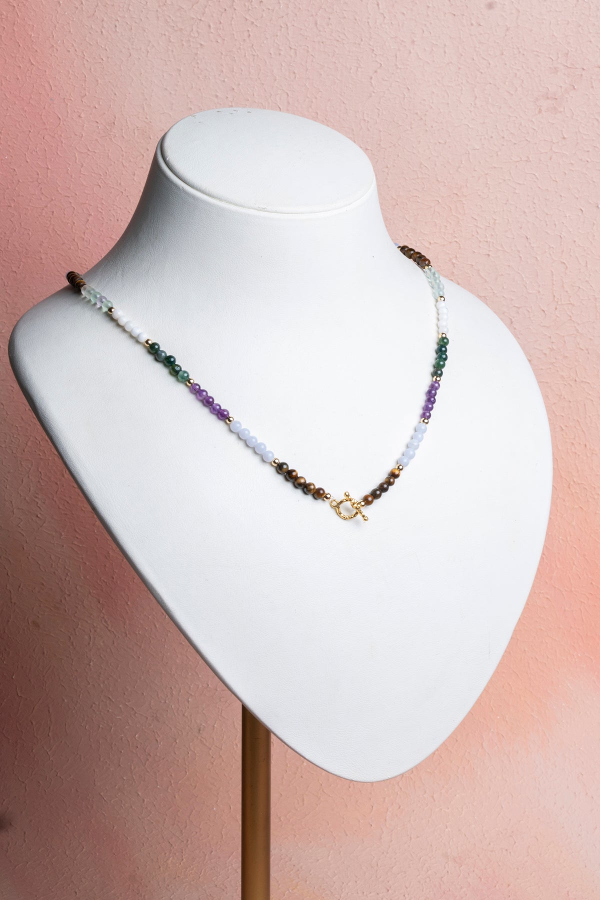 Sertifikalı Balık Burcu Doğal Taş Kolye