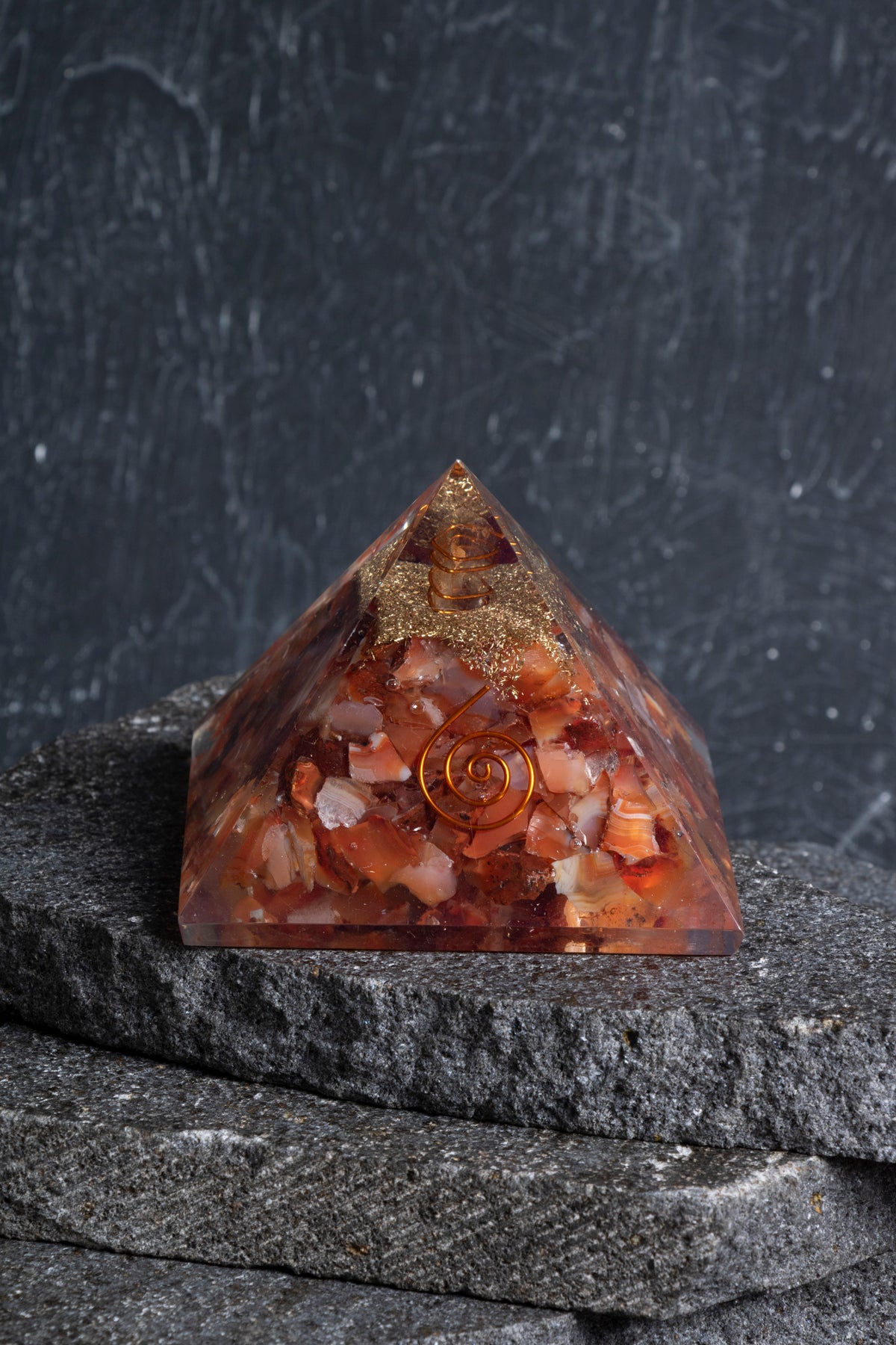 Sertifikalı Akik  Piramit