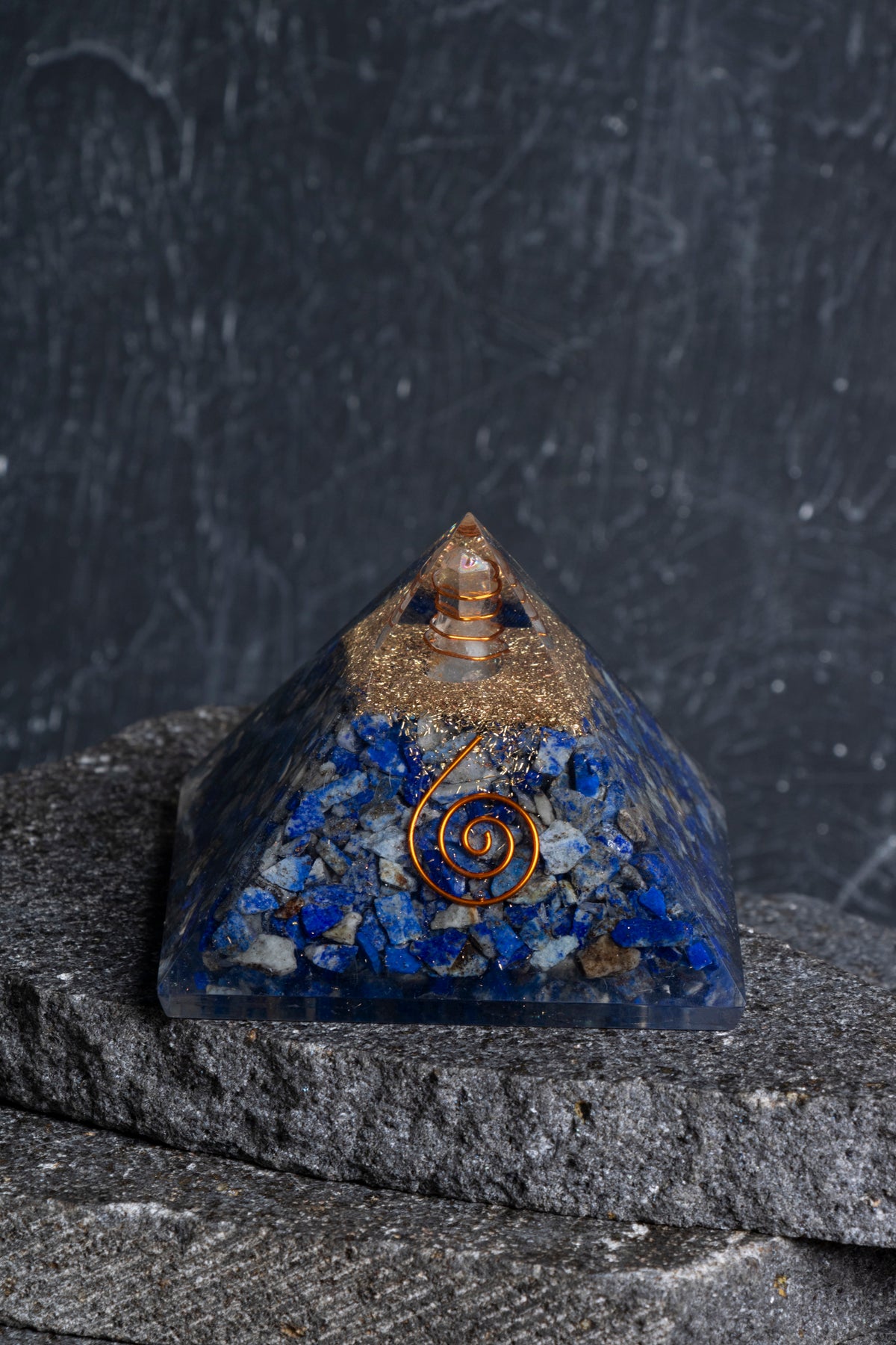 Sertifikalı Lapis lazuli Piramit