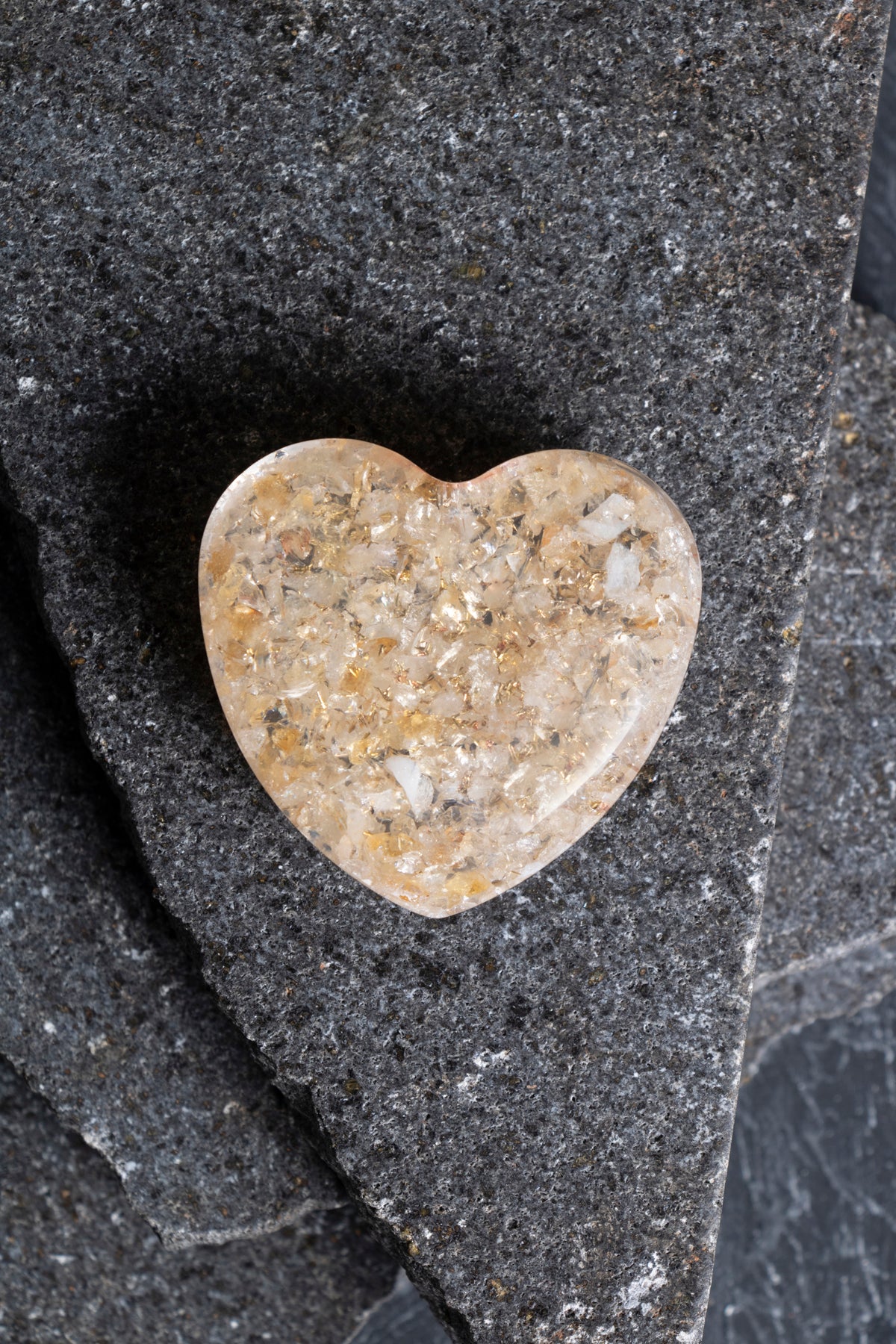 Sertifikalı Sitrin Kalp