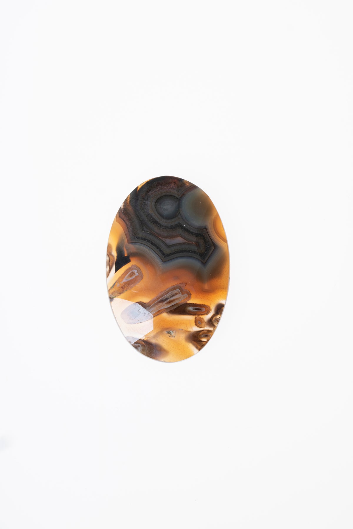 Oval Kesim Akik Taşı Kabaşon (S.K. 492)