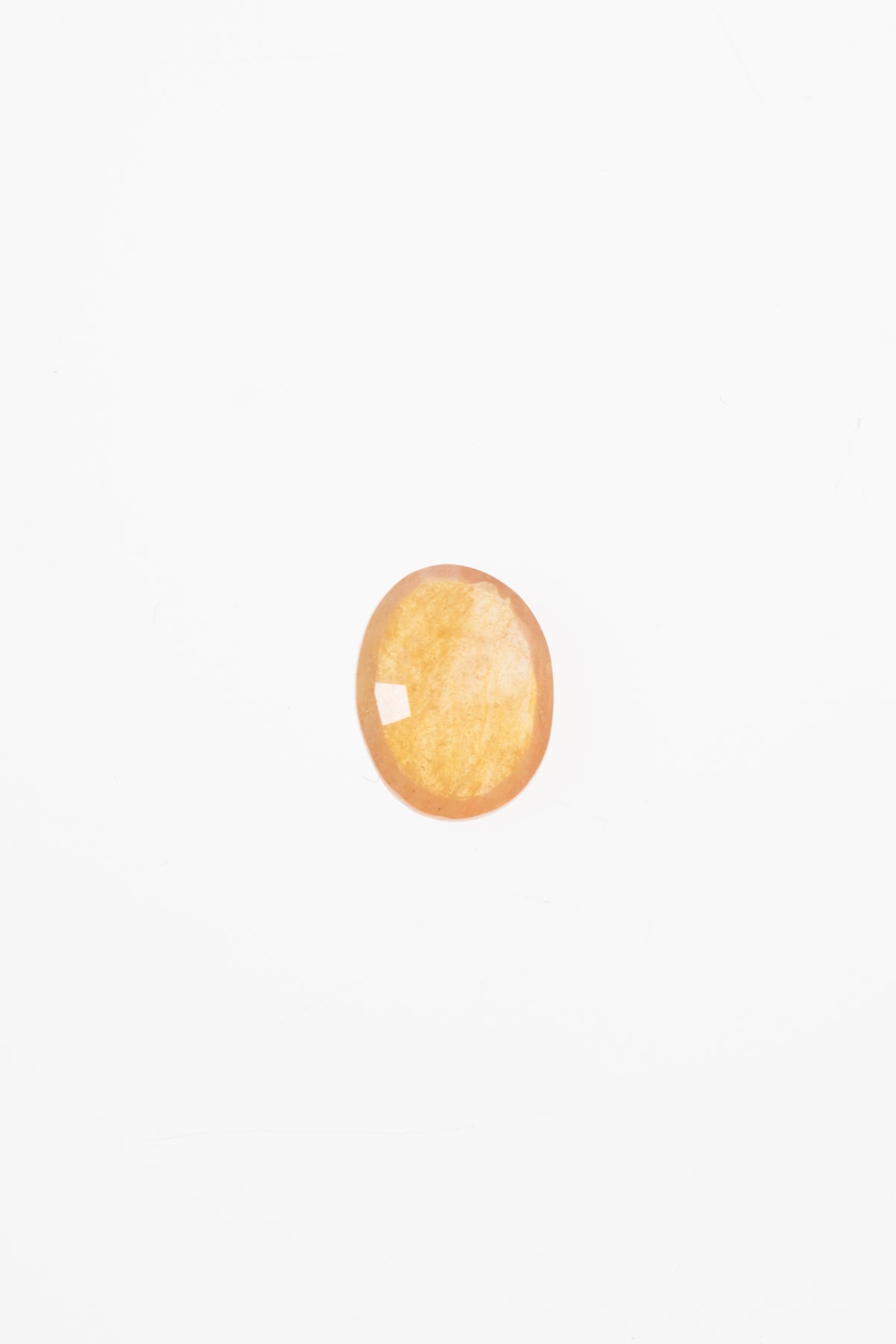 Oval Kesim Sarı Safir Kabaşon (S.K. 505)