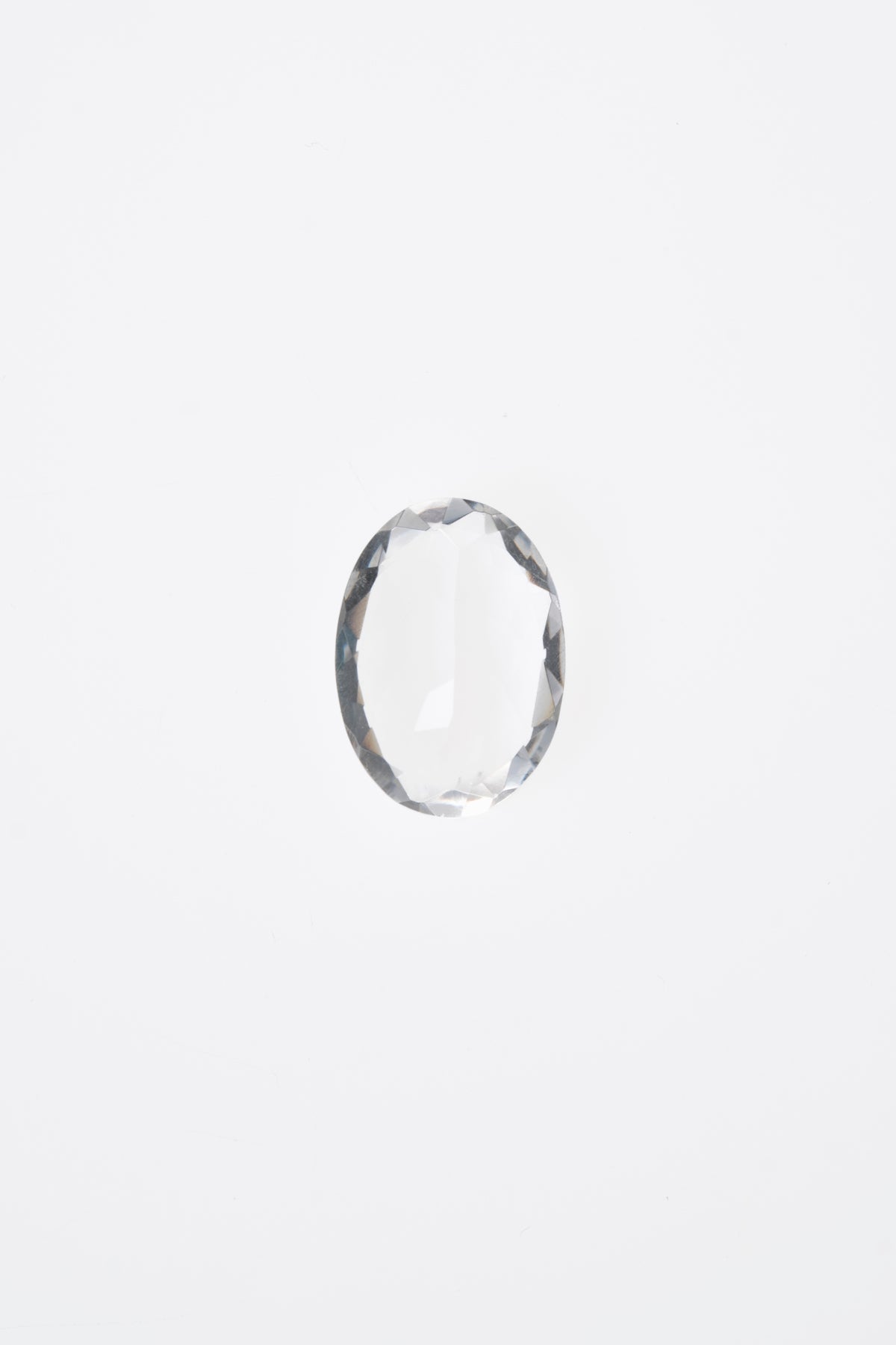 Oval Kesim Kristal Kuvars Kabaşon (S.K. 516)