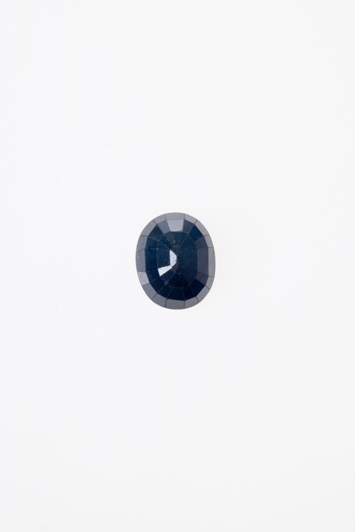 Fasetli Oval Kesim Safir Kabaşon (S.K. 518)