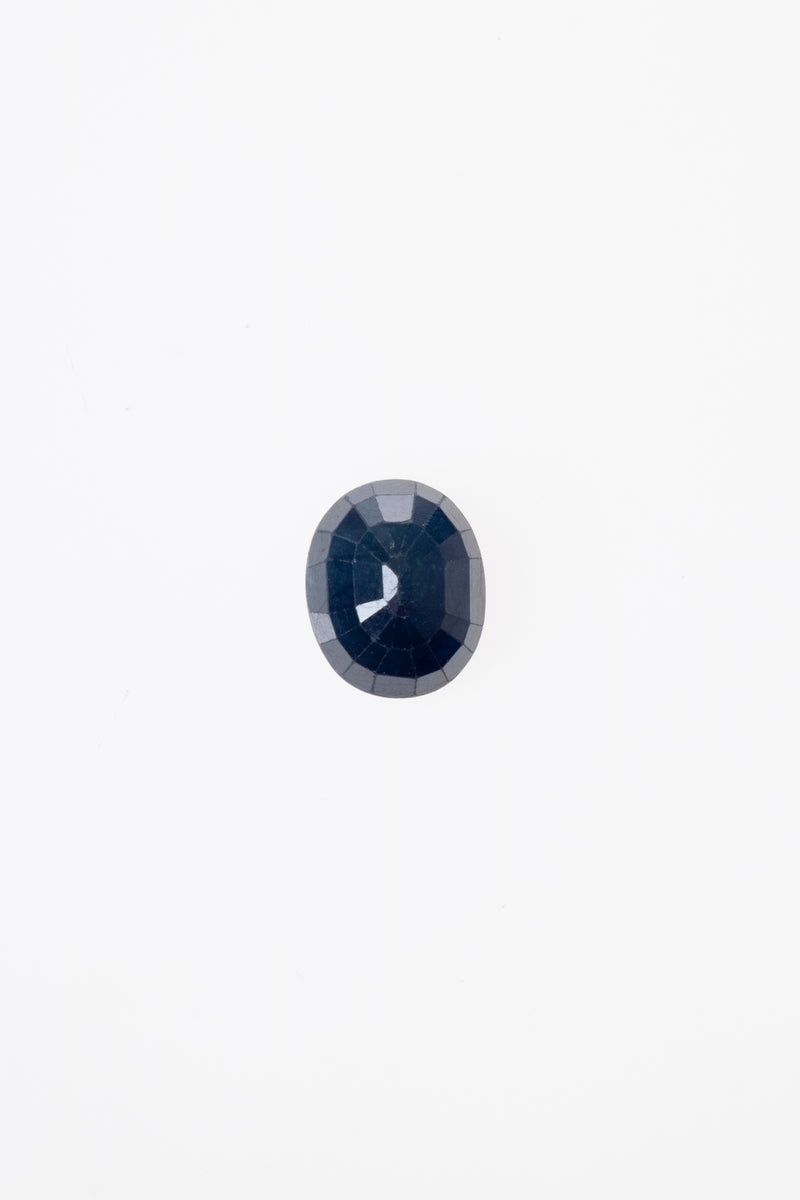 Fasetli Oval Kesim Safir Kabaşon (S.K. 518)