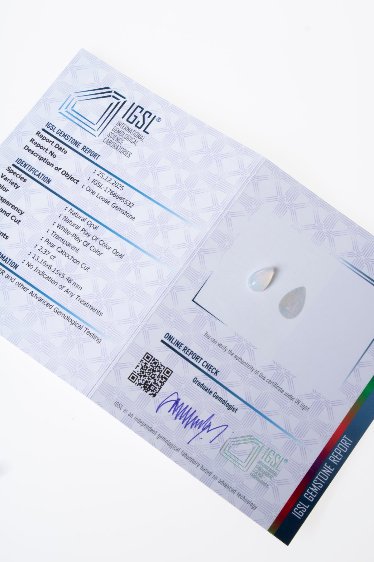 Damla Kesim Opal Kabaşon (S.K. 533)