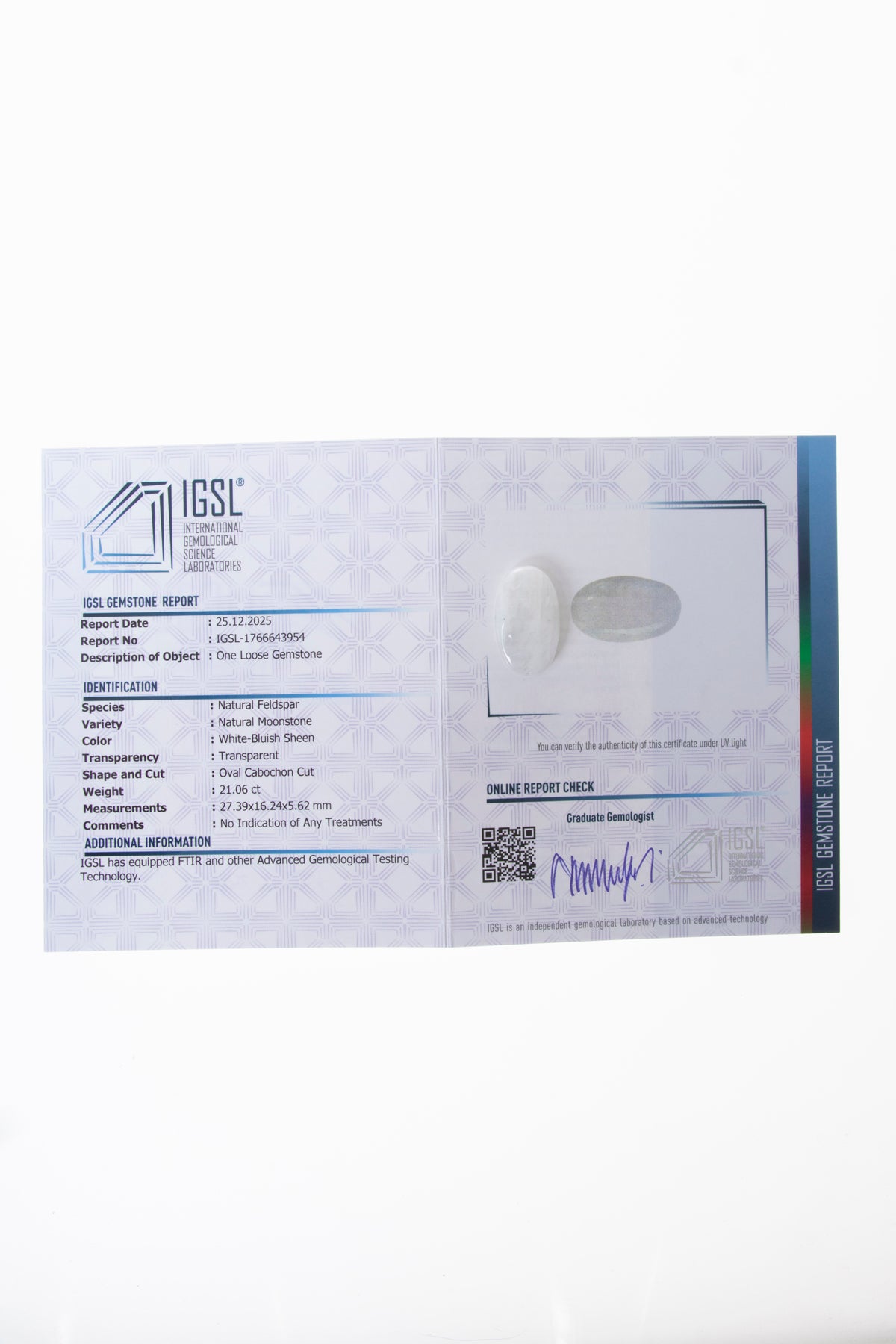 Ay Taşı Kabaşon (S.K. 535)