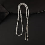 Kristal Kuvars Doğal Taş Tesbih 99luk - 6mm