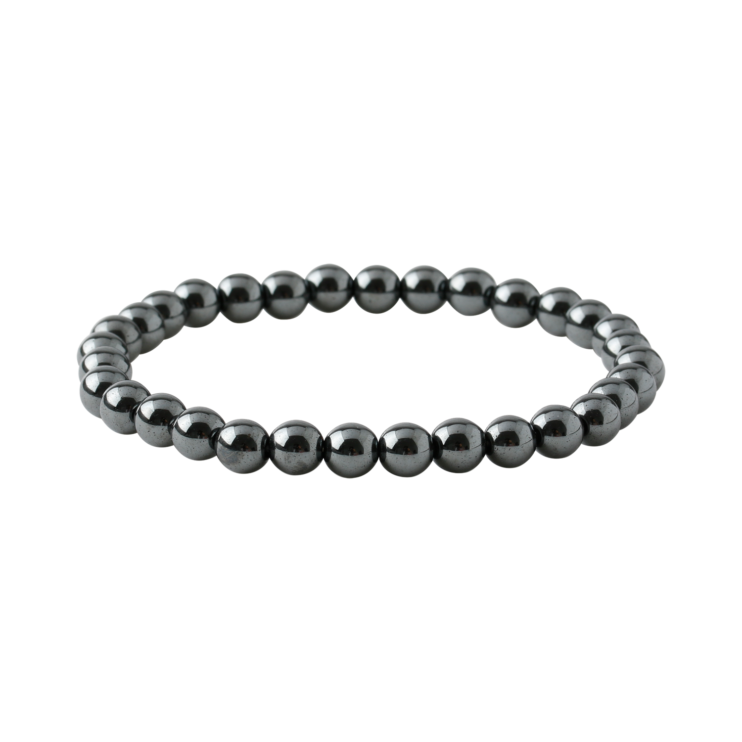 Hematit 6mm Doğal Taş Bileklik