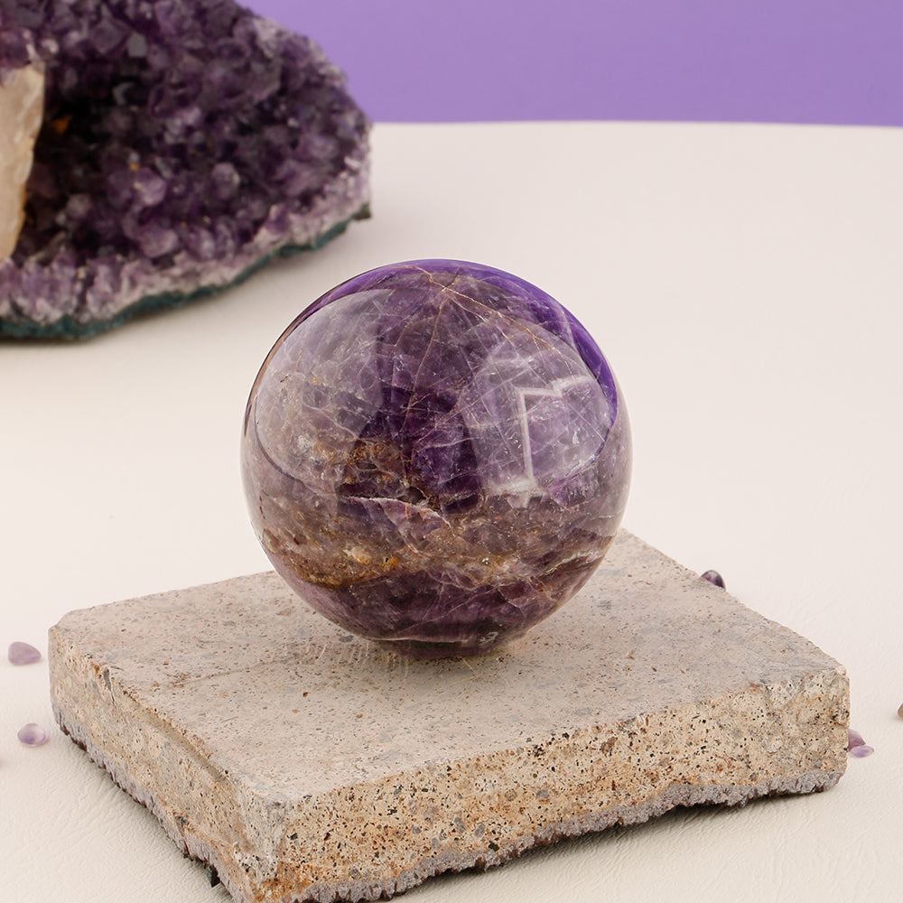 Ametist Doğal Taş Küre