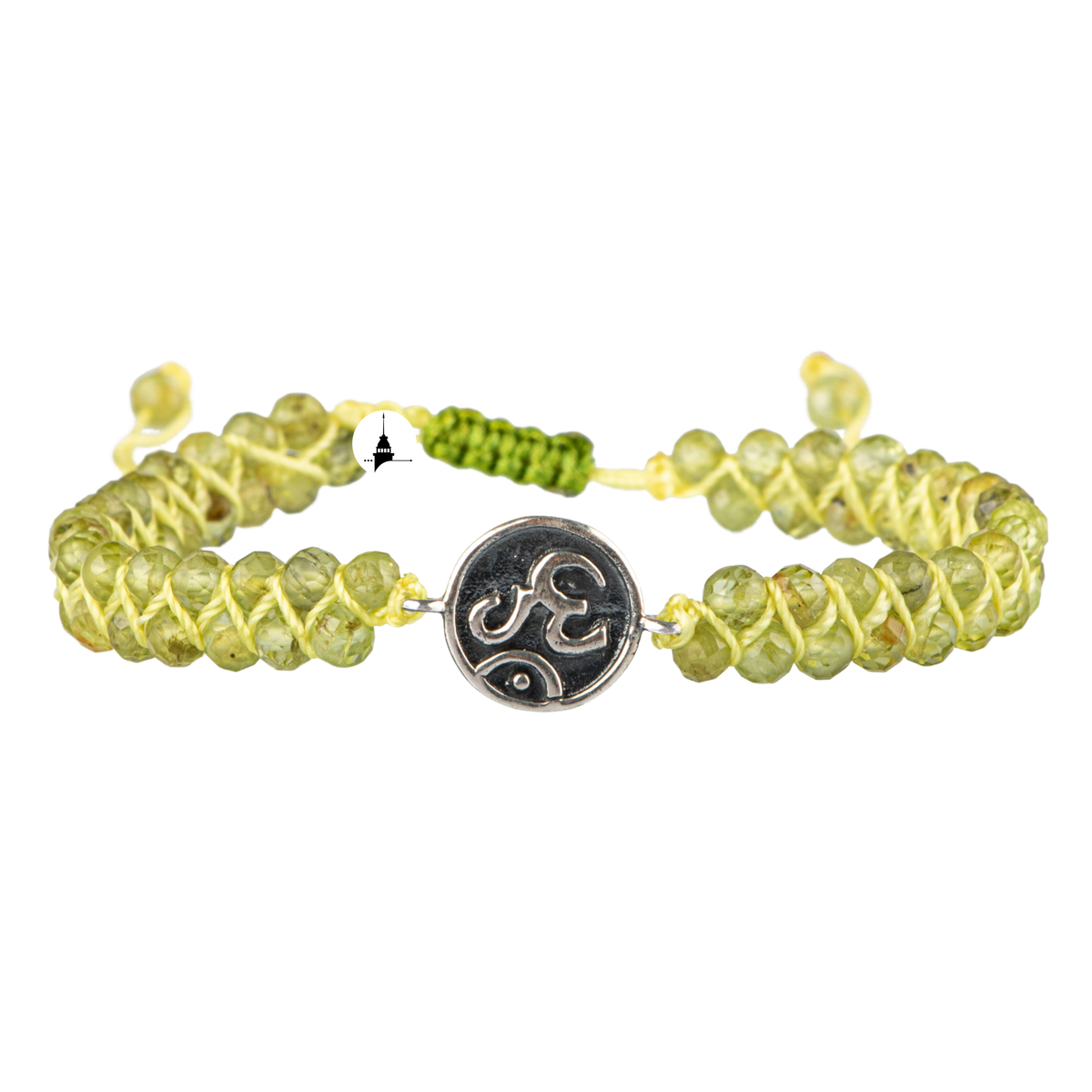 Anda Kalma Zebercet Doğal Taş Gümüş Aparat Bileklik