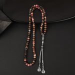 Rodonit Doğal Taş Tesbih 99luk - 6mm