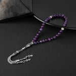 Ametist Doğal Taş Tesbih 33lük - 6mm